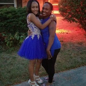 The blue dress my babygirl has on. Size xxs